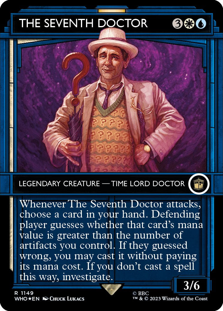 The Seventh Doctor (Showcase) (Surge Foil) [Doctor Who] | Shuffle n Cut Hobbies & Games