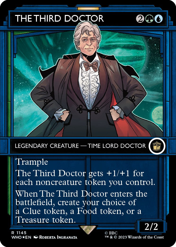 The Third Doctor (Showcase) (Surge Foil) [Doctor Who] | Shuffle n Cut Hobbies & Games