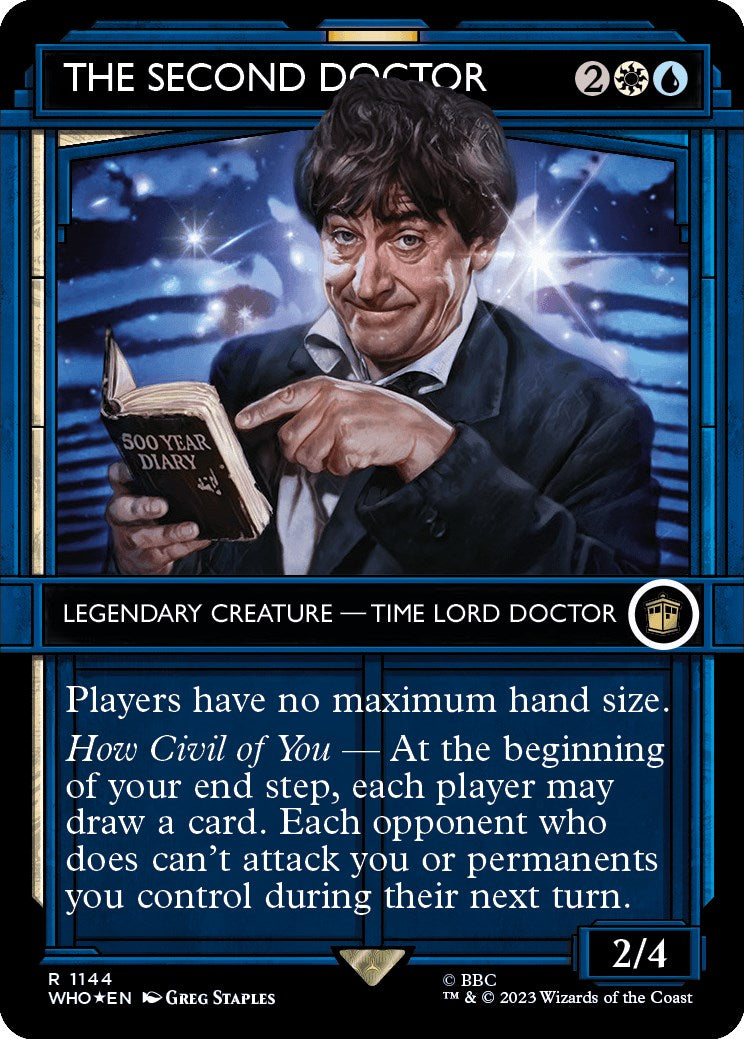 The Second Doctor (Showcase) (Surge Foil) [Doctor Who] | Shuffle n Cut Hobbies & Games