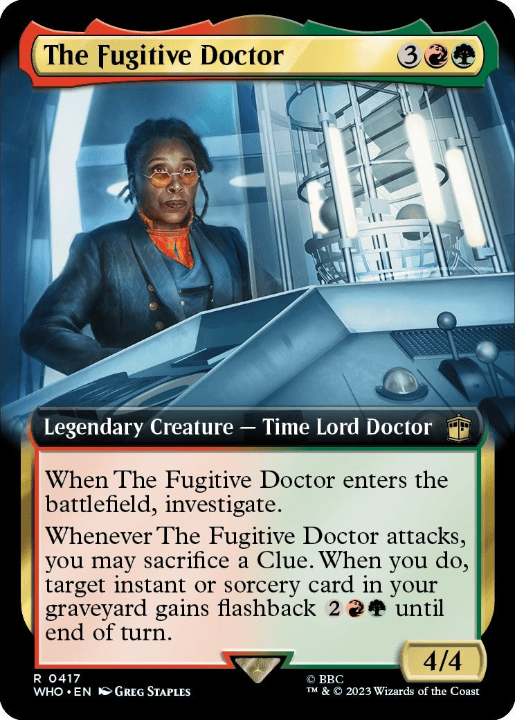 The Fugitive Doctor (Extended Art) [Doctor Who] | Shuffle n Cut Hobbies & Games