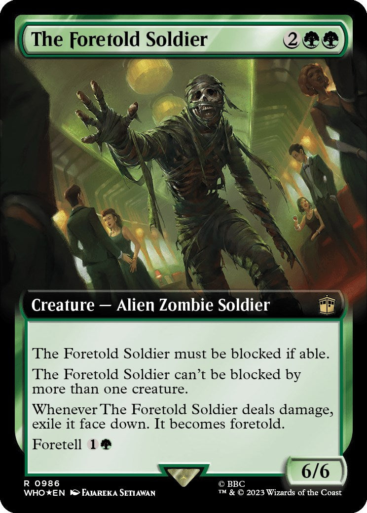 The Foretold Soldier (Extended Art) (Surge Foil) [Doctor Who] | Shuffle n Cut Hobbies & Games