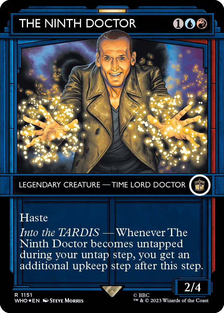 The Ninth Doctor (Showcase) (Surge Foil) [Doctor Who] | Shuffle n Cut Hobbies & Games