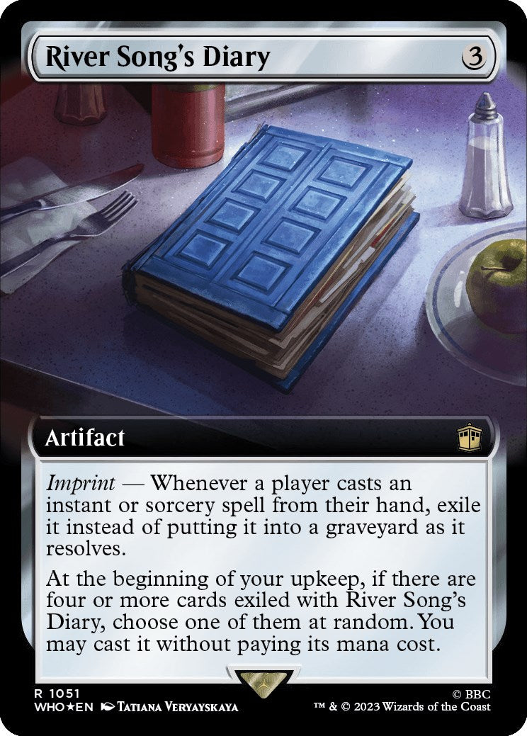 River Song's Diary (Extended Art) (Surge Foil) [Doctor Who] | Shuffle n Cut Hobbies & Games