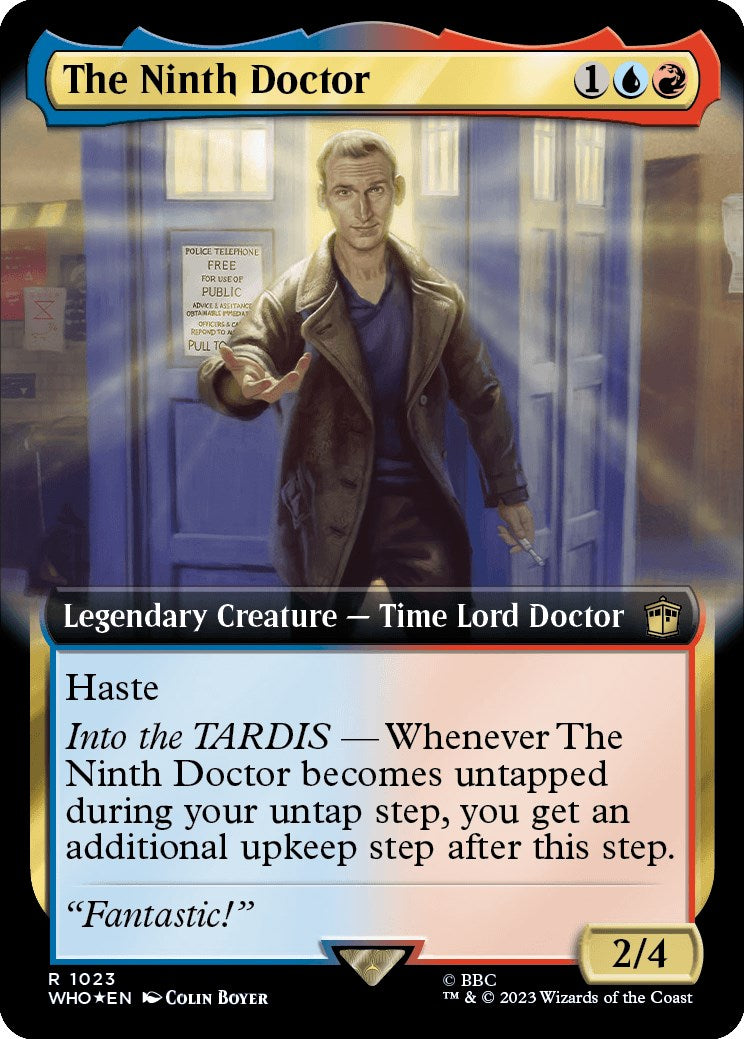 The Ninth Doctor (Extended Art) (Surge Foil) [Doctor Who] | Shuffle n Cut Hobbies & Games