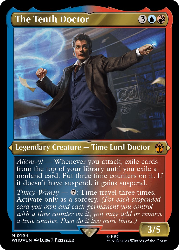 The Tenth Doctor (Display Commander) [Doctor Who] | Shuffle n Cut Hobbies & Games