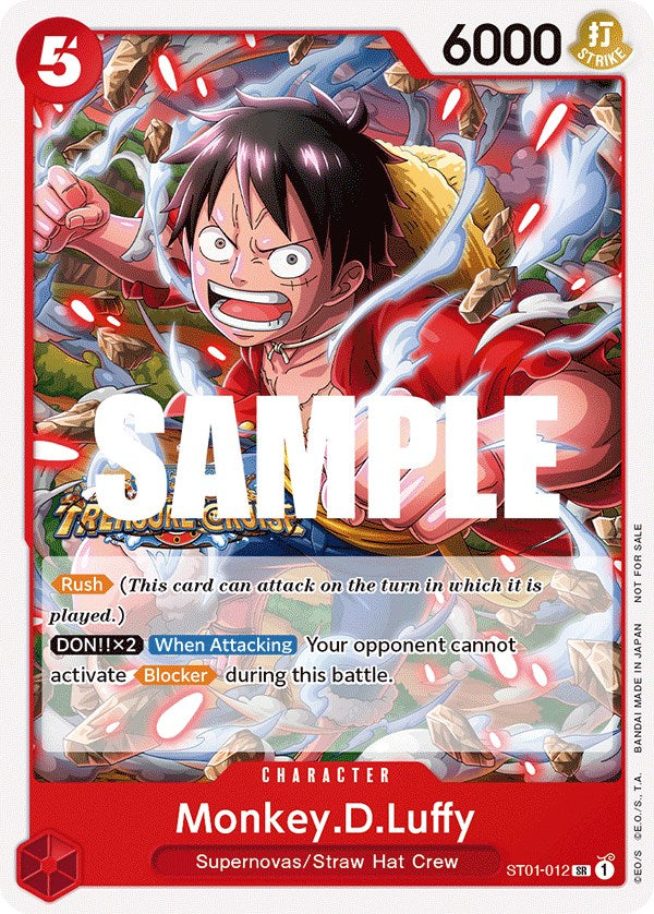 Monkey.D.Luffy (Tournament Pack Vol. 5) [One Piece Promotion Cards] | Shuffle n Cut Hobbies & Games