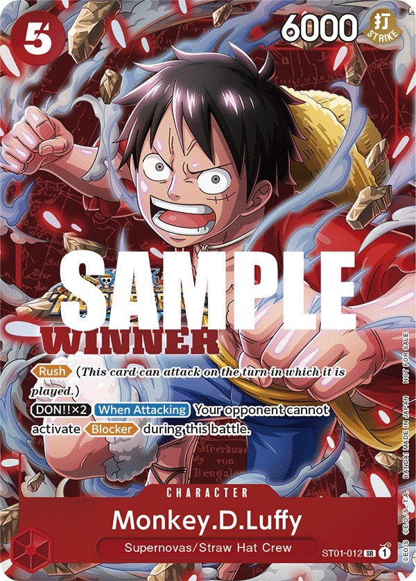 Monkey.D.Luffy (Winner Pack Vol. 5) [One Piece Promotion Cards] | Shuffle n Cut Hobbies & Games