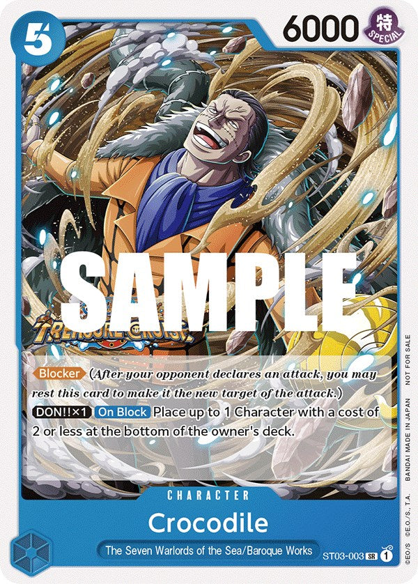 Crocodile (Tournament Pack Vol. 5) [One Piece Promotion Cards] | Shuffle n Cut Hobbies & Games