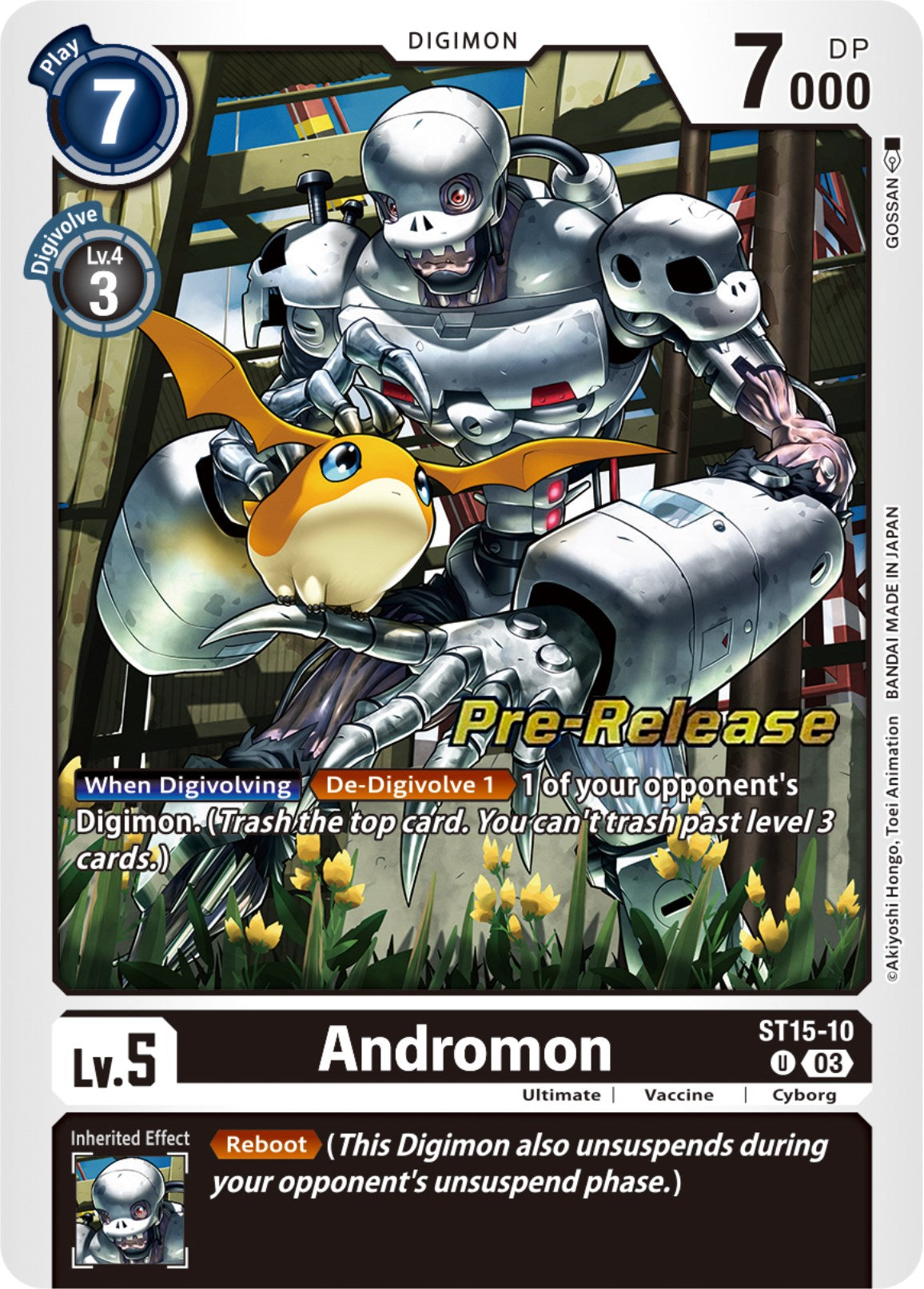 Andromon [ST15-10] [Starter Deck: Dragon of Courage Pre-Release Cards] | Shuffle n Cut Hobbies & Games