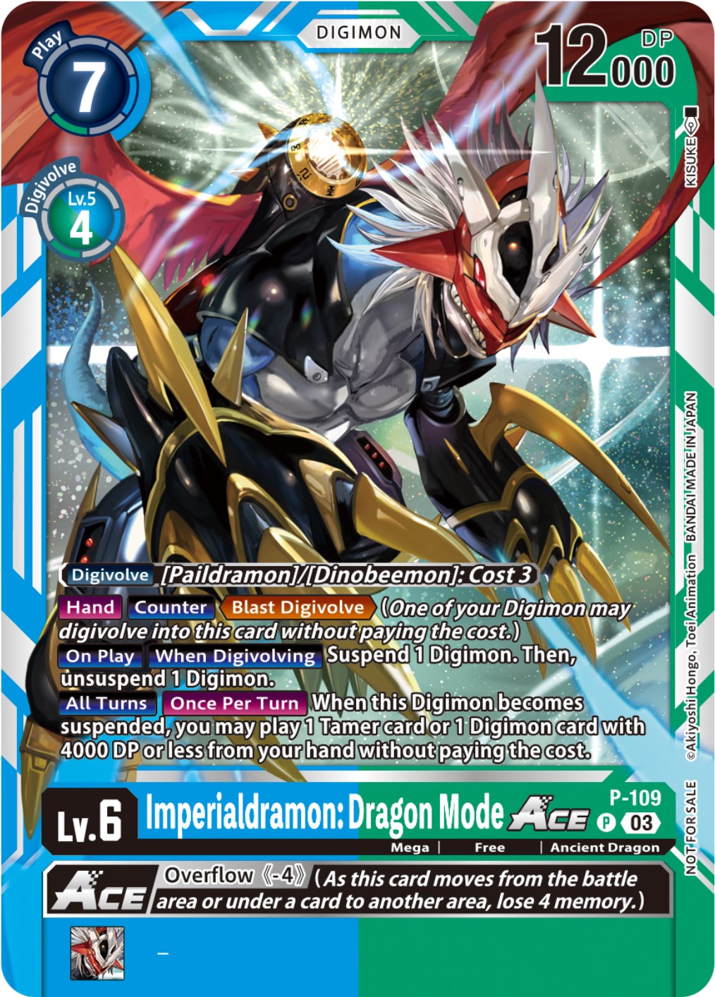 Imperialdramon: Dragon Mode Ace [P-109 ] (NYCC 2023 Demo Deck) [Promotional Cards] | Shuffle n Cut Hobbies & Games