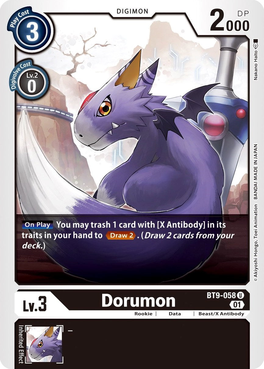 Dorumon [BT9-058] [X Record] | Shuffle n Cut Hobbies & Games