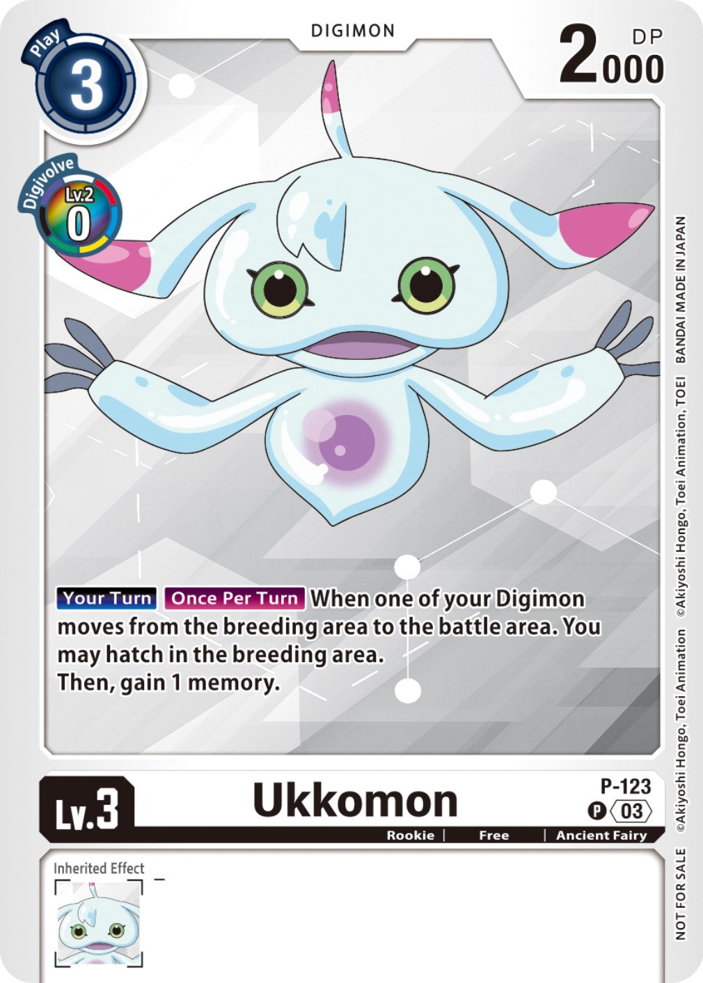 Ukkomon [P-123] (NYCC 2023 Demo Deck) [Promotional Cards] | Shuffle n Cut Hobbies & Games