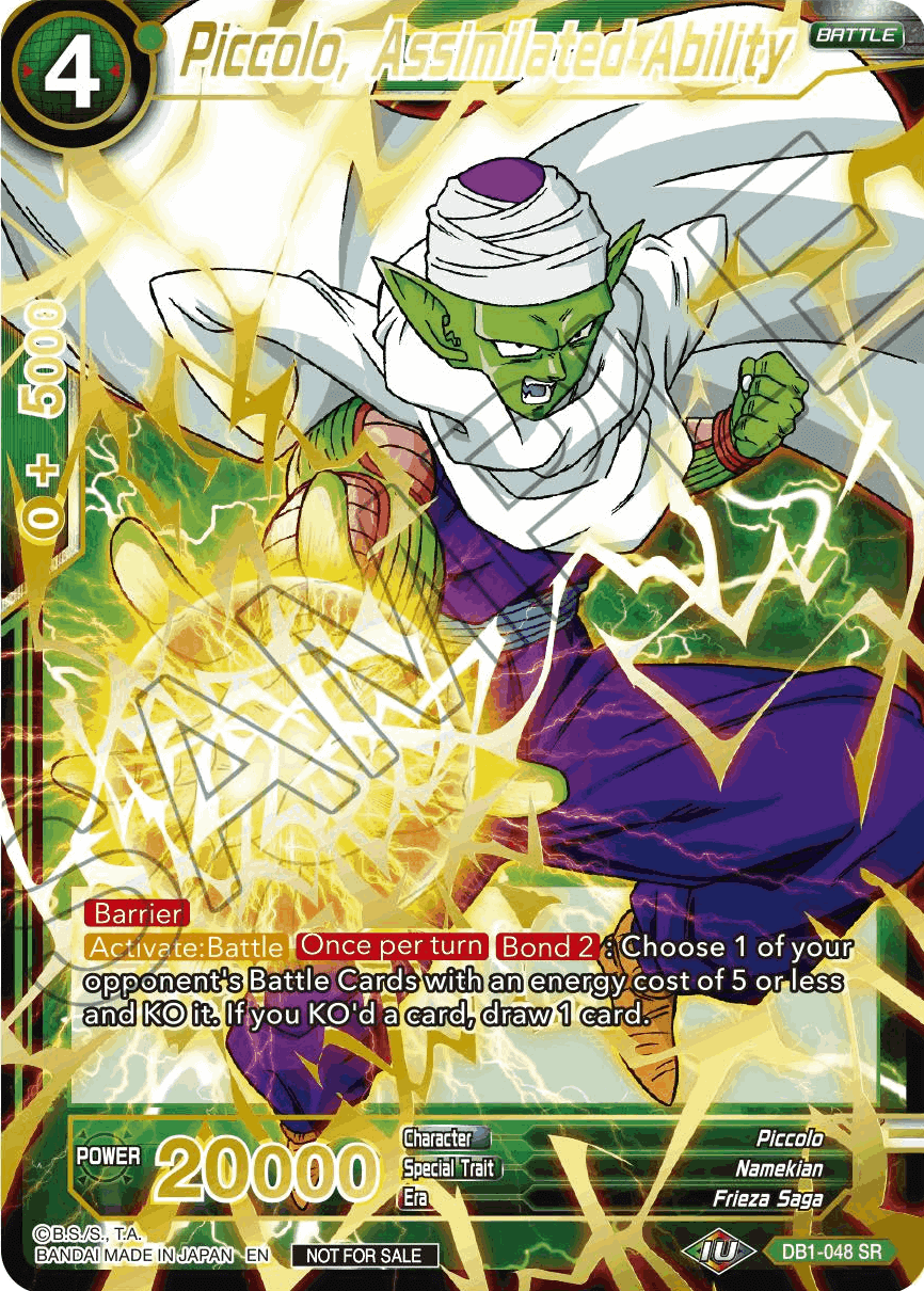 Piccolo, Assimilated Ability (Alt. Art Card Set 2023 Vol. 1) (DB1-048) [Tournament Promotion Cards] | Shuffle n Cut Hobbies & Games