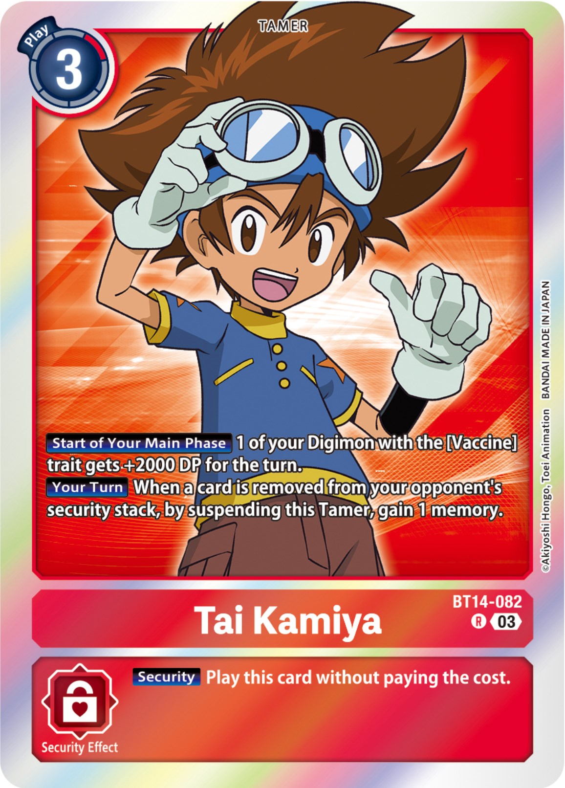 Tai Kamiya [BT14-082] [Blast Ace] | Shuffle n Cut Hobbies & Games