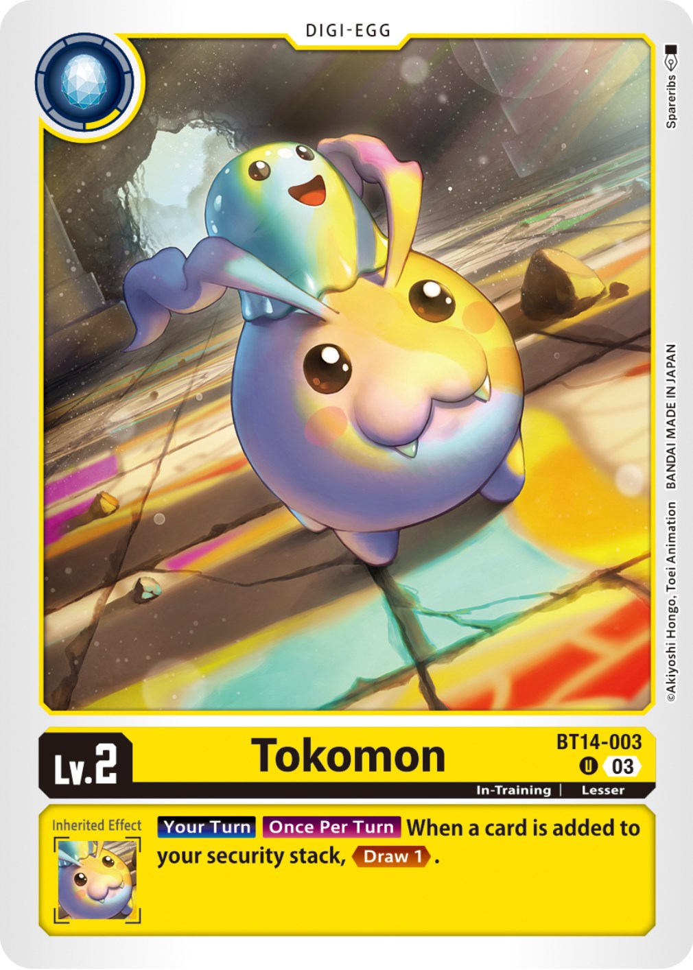 Tokomon [BT14-003] [Blast Ace] | Shuffle n Cut Hobbies & Games