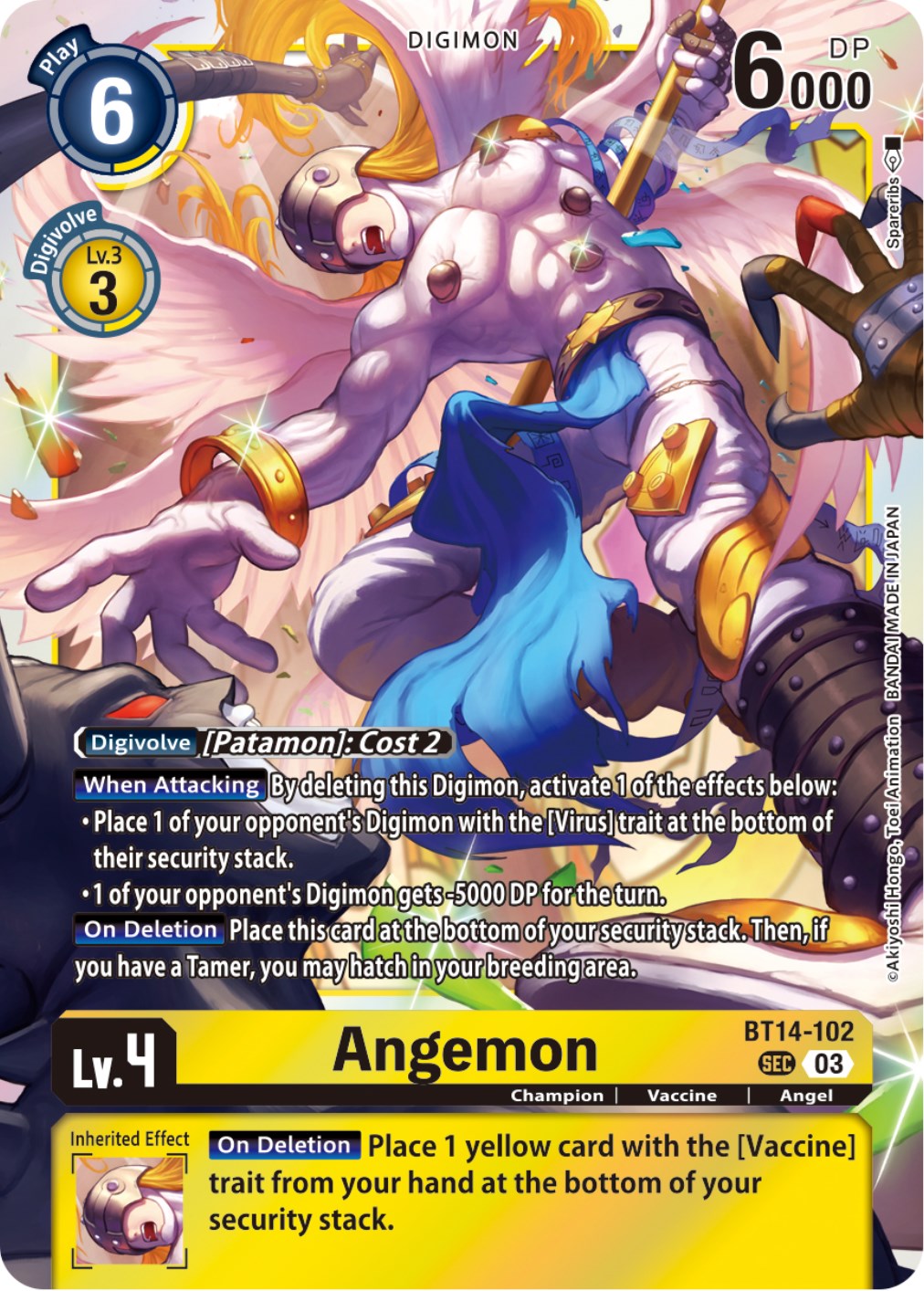 Angemon [BT14-102] [Blast Ace] | Shuffle n Cut Hobbies & Games