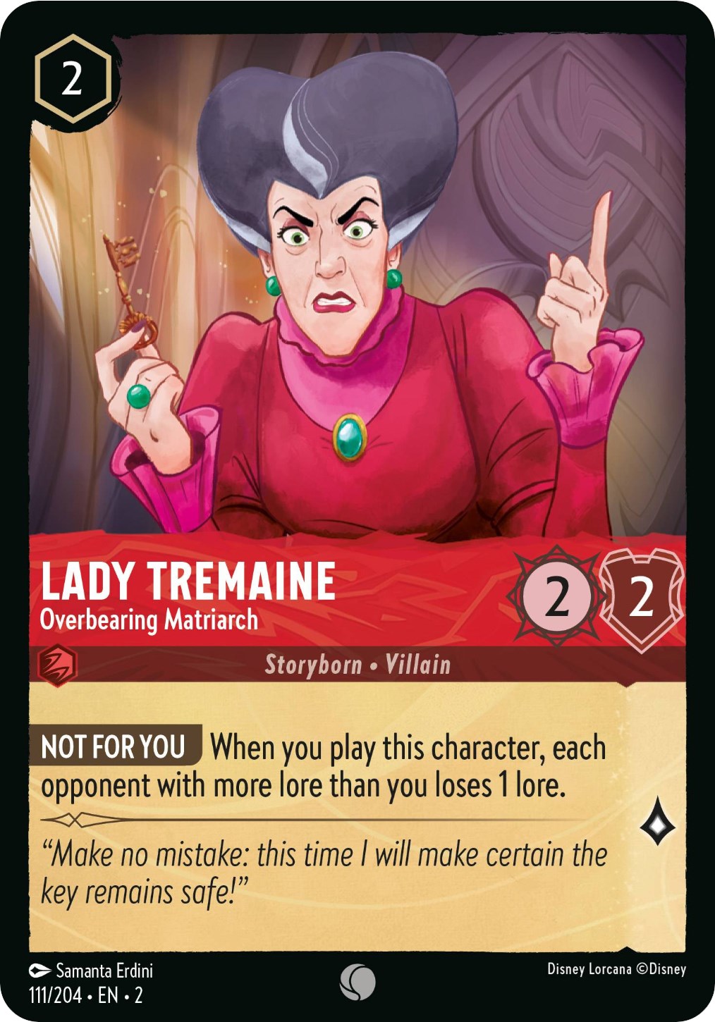 Lady Tremaine - Overbearing Matriarch (111/204) [Rise of the Floodborn] | Shuffle n Cut Hobbies & Games