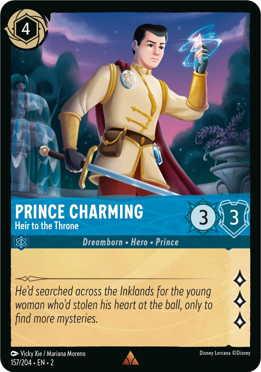 Prince Charming - Heir to the Throne (157/204) [Rise of the Floodborn] | Shuffle n Cut Hobbies & Games