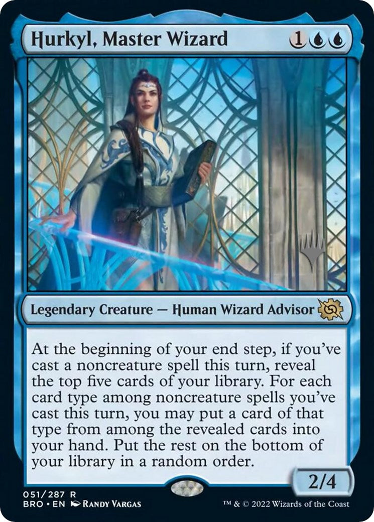 Hurkyl, Master Wizard (Promo Pack) [The Brothers' War Promos] | Shuffle n Cut Hobbies & Games