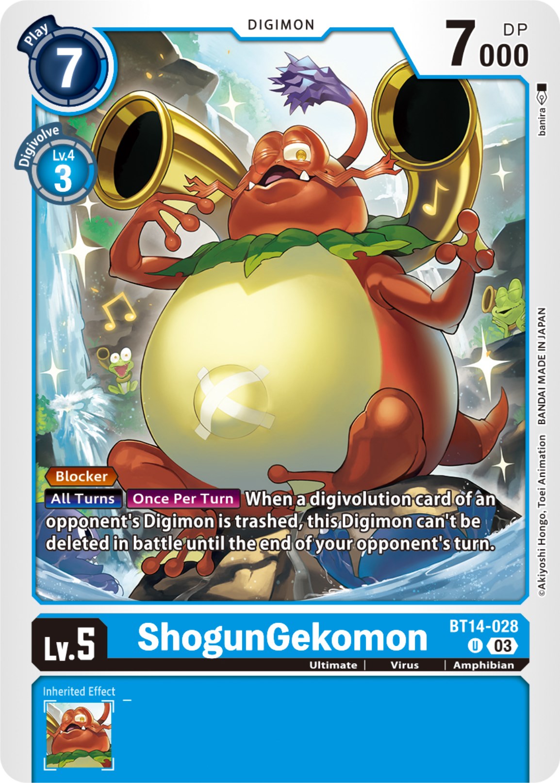 ShogunGekomon [BT14-028] [Blast Ace] | Shuffle n Cut Hobbies & Games