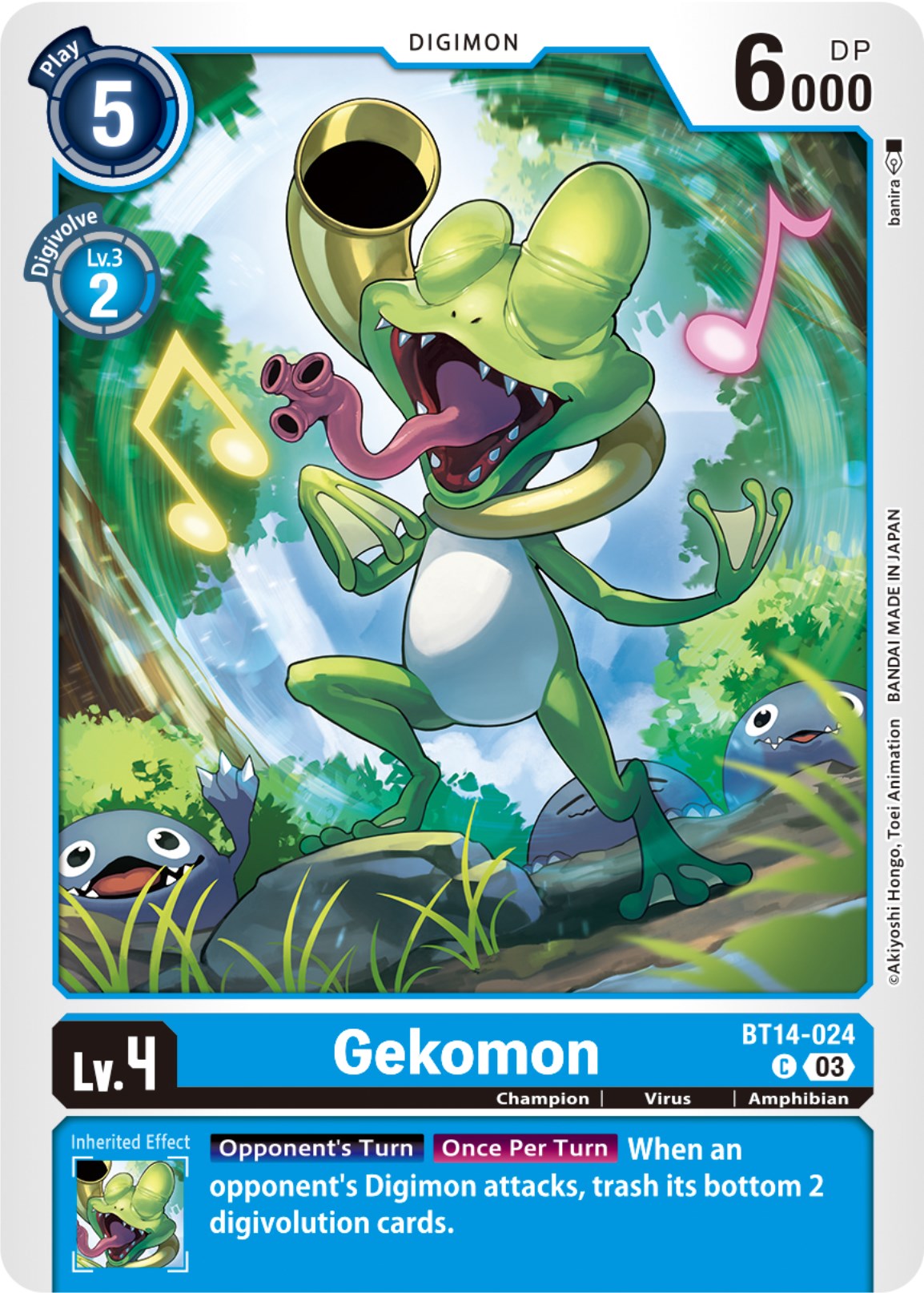 Gekomon [BT14-024] [Blast Ace] | Shuffle n Cut Hobbies & Games