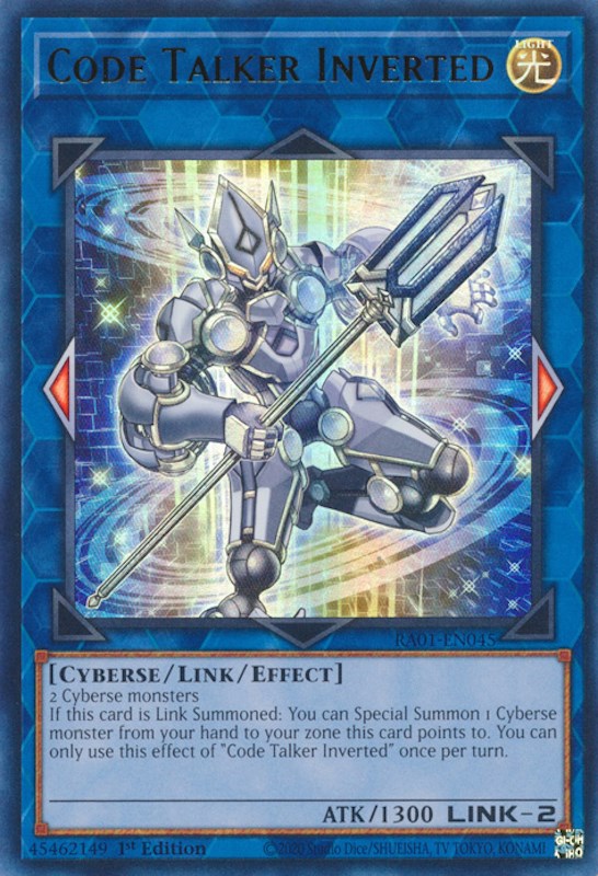 Code Talker Inverted [RA01-EN045] Ultra Rare | Shuffle n Cut Hobbies & Games