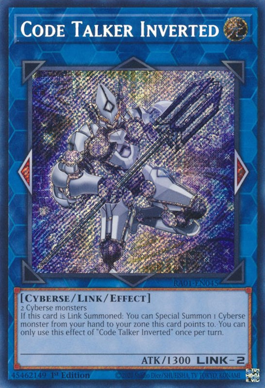 Code Talker Inverted [RA01-EN045] Secret Rare | Shuffle n Cut Hobbies & Games