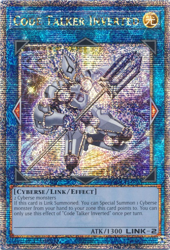 Code Talker Inverted [RA01-EN045] Quarter Century Secret Rare | Shuffle n Cut Hobbies & Games