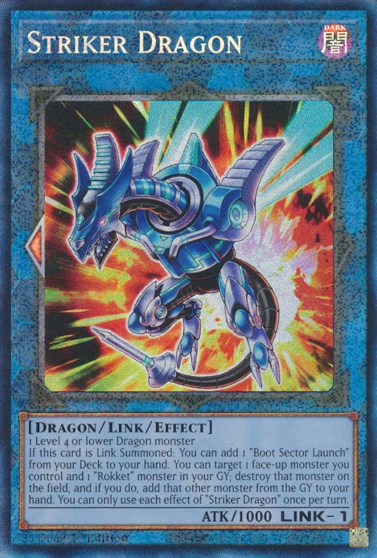 Striker Dragon [RA01-EN046] Prismatic Collector's Rare | Shuffle n Cut Hobbies & Games