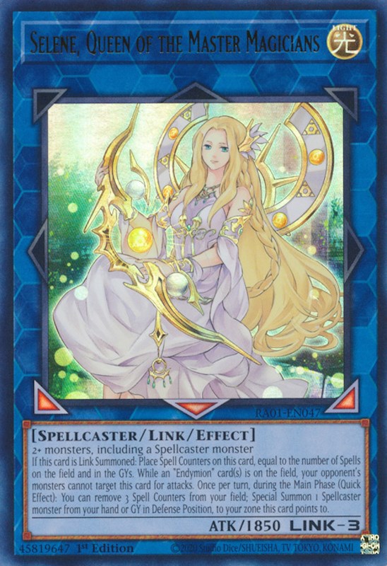 Selene, Queen of the Master Magicians [RA01-EN047] Ultra Rare | Shuffle n Cut Hobbies & Games