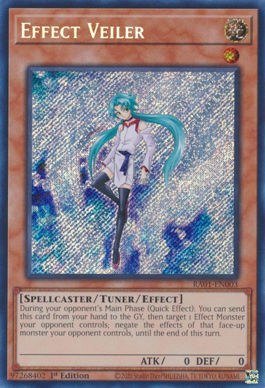 Effect Veiler [RA01-EN003] Secret Rare | Shuffle n Cut Hobbies & Games