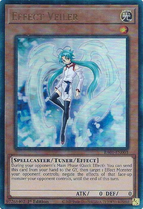 Effect Veiler [RA01-EN003] Prismatic Ultimate Rare | Shuffle n Cut Hobbies & Games