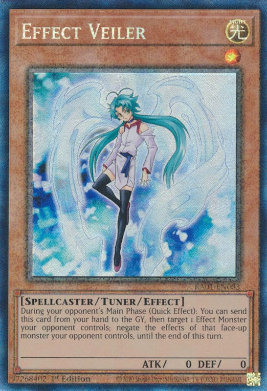 Effect Veiler [RA01-EN003] Prismatic Collector's Rare | Shuffle n Cut Hobbies & Games