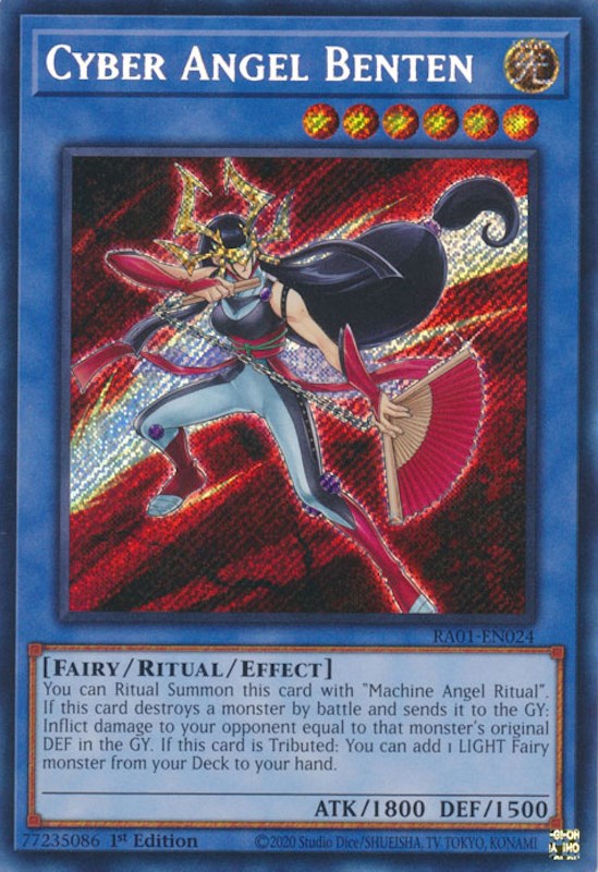 Cyber Angel Benten [RA01-EN024] Secret Rare | Shuffle n Cut Hobbies & Games