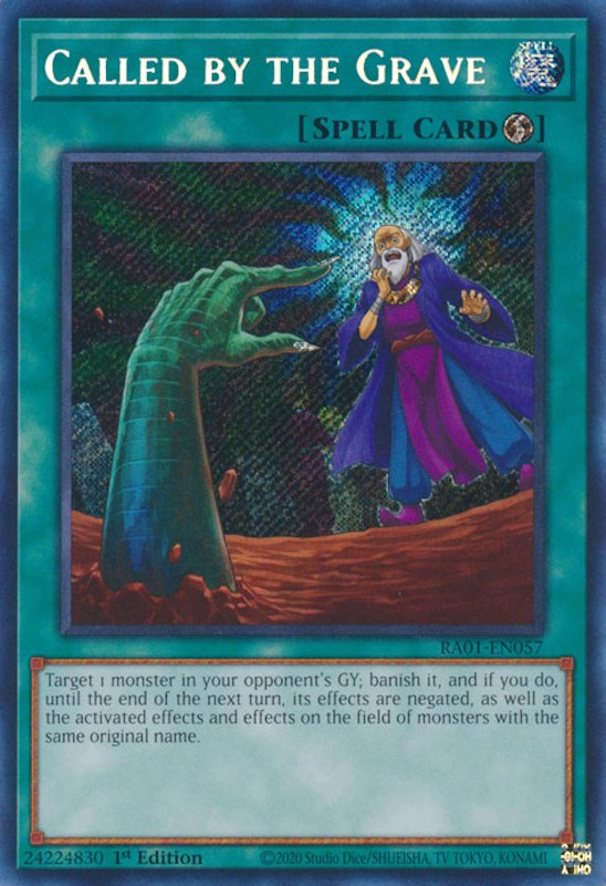 Called by the Grave [RA01-EN057] Secret Rare | Shuffle n Cut Hobbies & Games