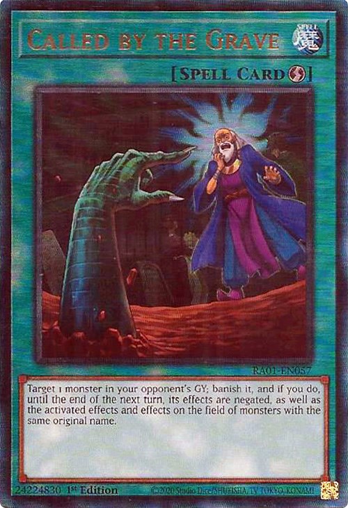 Called by the Grave [RA01-EN057] Prismatic Ultimate Rare | Shuffle n Cut Hobbies & Games