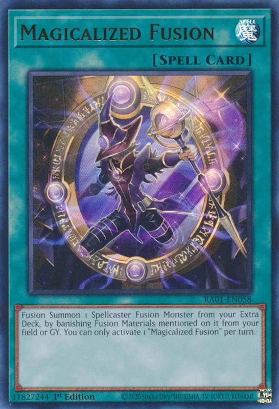 Magicalized Fusion [RA01-EN058] Ultra Rare | Shuffle n Cut Hobbies & Games