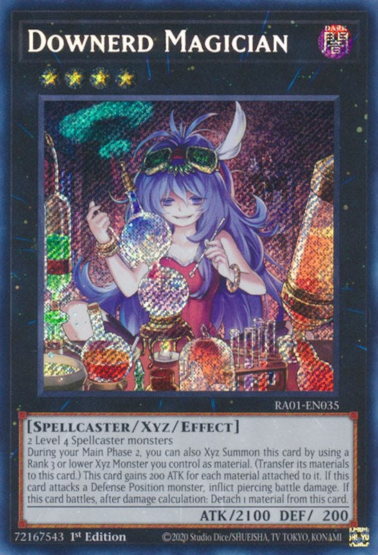 Downerd Magician [RA01-EN035] Secret Rare | Shuffle n Cut Hobbies & Games