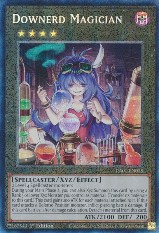 Downerd Magician [RA01-EN035] Prismatic Collector's Rare | Shuffle n Cut Hobbies & Games