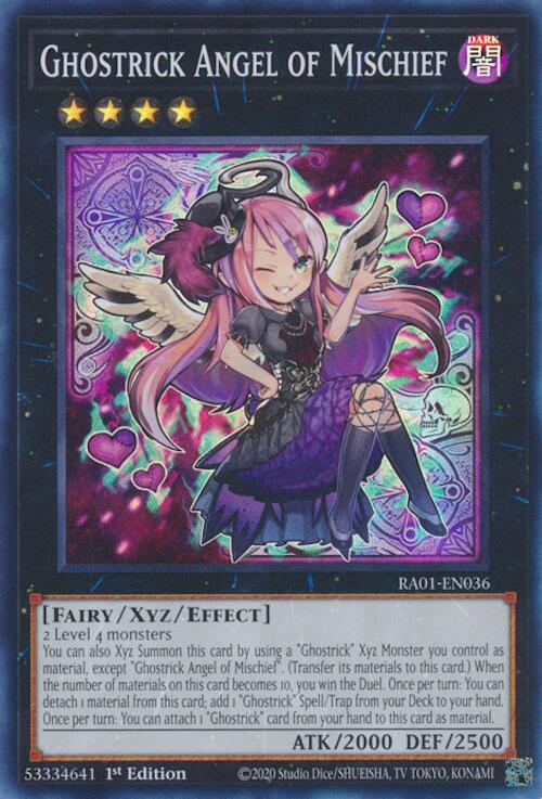 Ghostrick Angel of Mischief [RA01-EN036] Super Rare | Shuffle n Cut Hobbies & Games