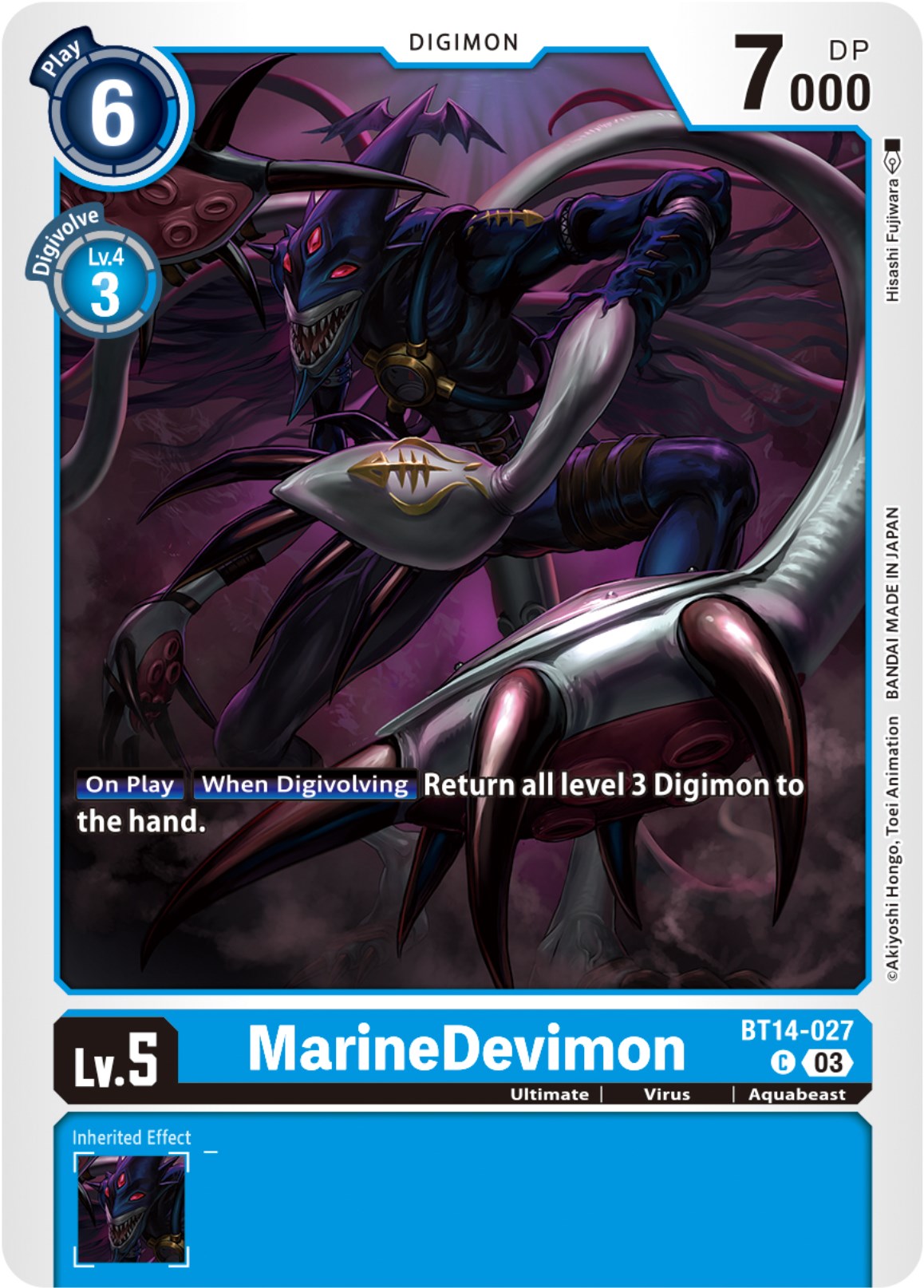 MarineDevimon [BT14-027] [Blast Ace] | Shuffle n Cut Hobbies & Games