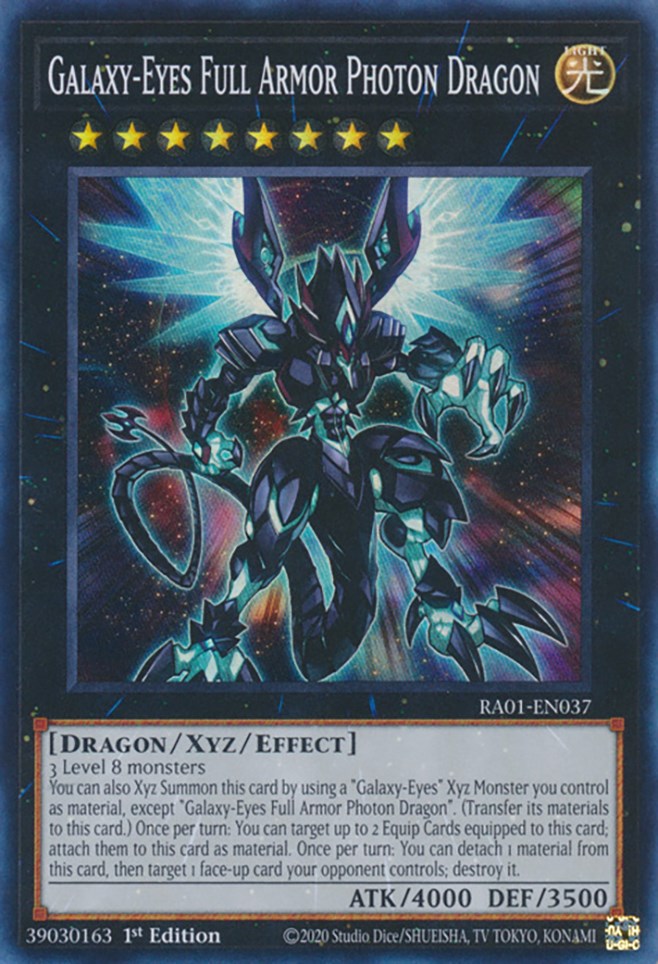 Galaxy-Eyes Full Armor Photon Dragon [RA01-EN037] Super Rare | Shuffle n Cut Hobbies & Games