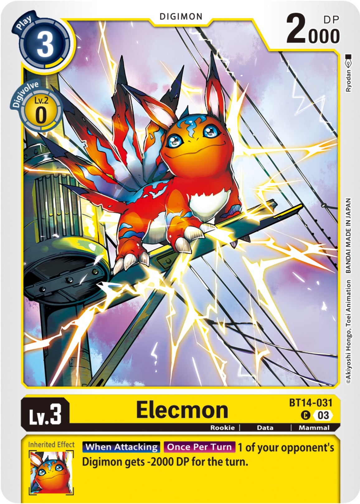 Elecmon [BT14-031] [Blast Ace] | Shuffle n Cut Hobbies & Games