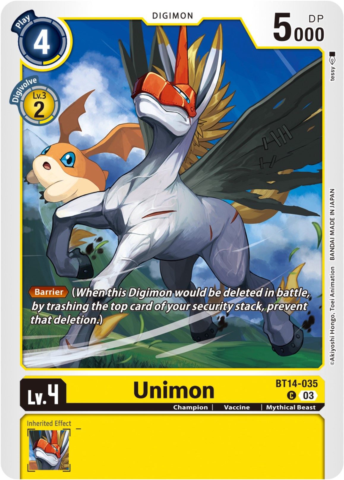 Unimon [BT14-035] [Blast Ace] | Shuffle n Cut Hobbies & Games