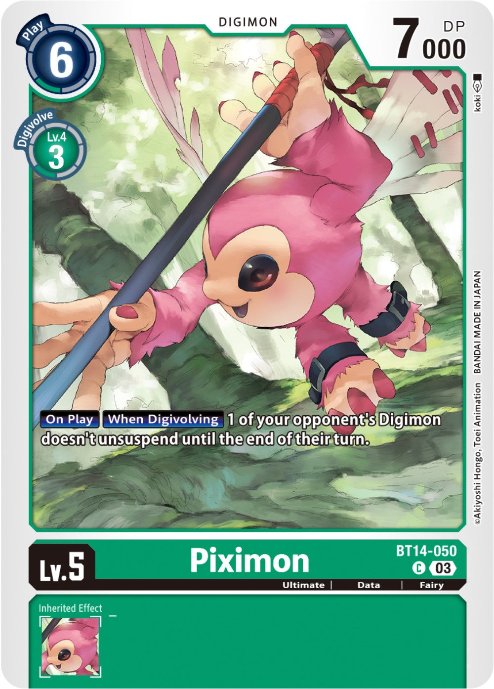 Piximon [BT14-050] [Blast Ace] | Shuffle n Cut Hobbies & Games