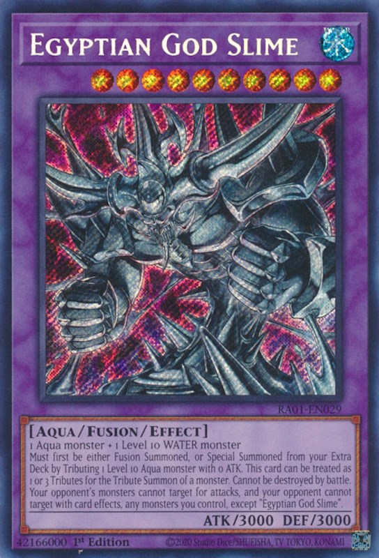 Egyptian God Slime [RA01-EN029] Secret Rare | Shuffle n Cut Hobbies & Games