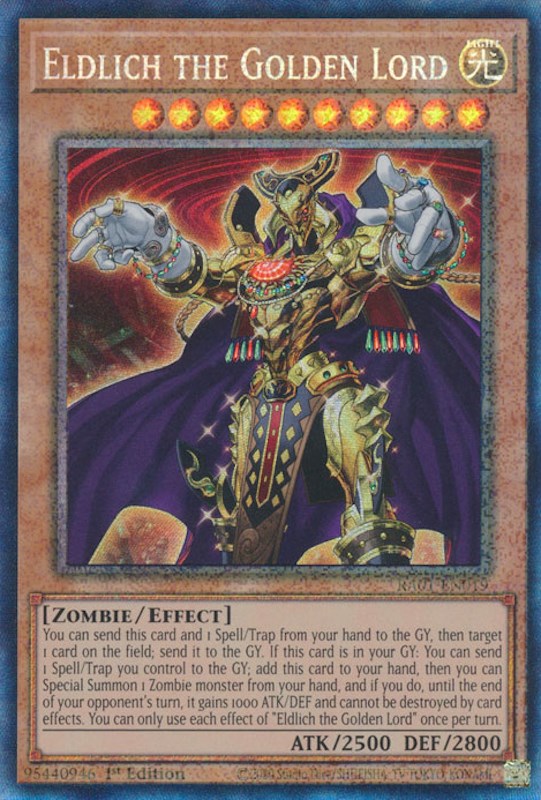 Eldlich the Golden Lord [RA01-EN019] Prismatic Collector's Rare | Shuffle n Cut Hobbies & Games