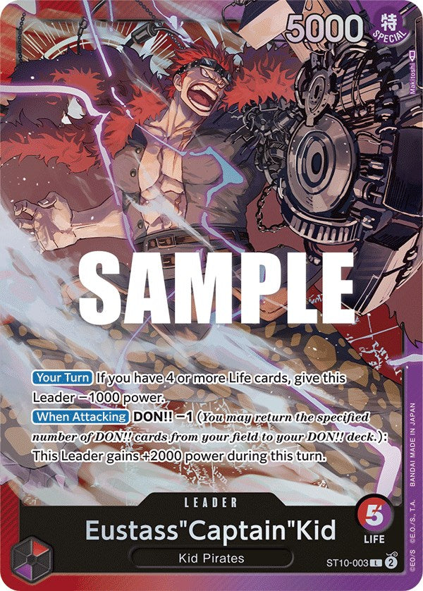 Eustass"Captain"Kid [Ultra Deck - The Three Captains] | Shuffle n Cut Hobbies & Games