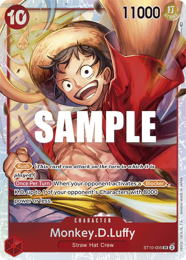 Monkey.D.Luffy [Ultra Deck - The Three Captains] | Shuffle n Cut Hobbies & Games