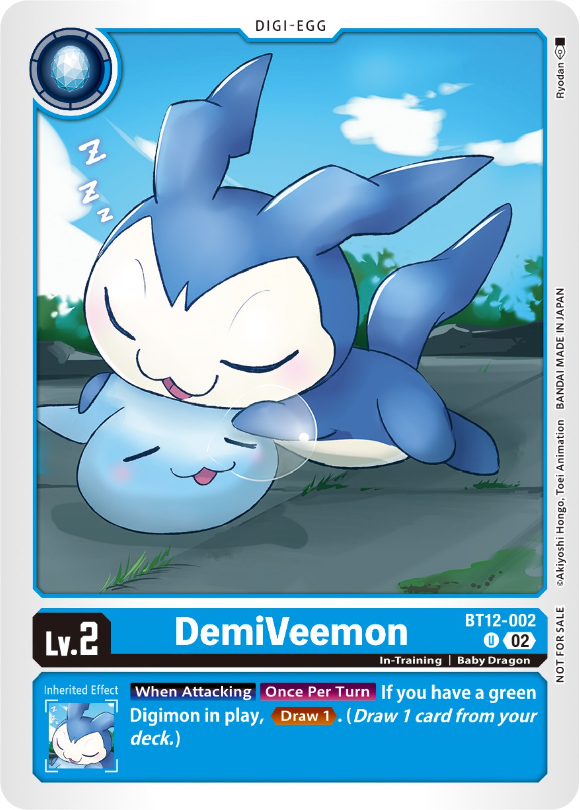 DemiVeemon [BT12-002] (NYCC 2023 Demo Deck) [Across Time] | Shuffle n Cut Hobbies & Games